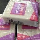 Sculpey Premo Accents Polymer Clay 2oz White Translucent Premium Oven Bake X4
