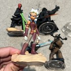 Disney Infinity Star Wars Figures Lot Of 6 Darth Vader Chewbacca Ahsoka Maul