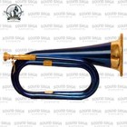 Solid Brass Bugle  Us Military Cavalry Horn   Musical Instrument