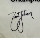 Zach Johnson Winner Signed 2013 Bmw Championship Golf Pin Flag Jsa