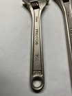 Vintage Proto Unused 3 Piece Adjustable Wrench Set 12  10  8  Usa 708 710 712