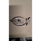 Vintage Cast Metal Eagle Doorbell Cover Federal Style Americana Entry Hardware