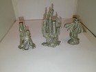3x Pewter Wizard Castles   Dragon 1980   s Figurines 1 5   -2    Tall Rare Nice Clean 