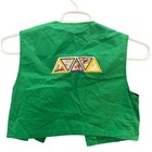 Vintage Girl Scouts Usa Plymouth Bay Vest Patches Bag Scarf Size 16 Green 0-230