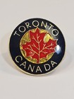 Toronto Travel Souvenir Lapel Pin Ontario Canada Red Maple Leaf