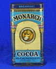 Monarch Cocoa Tin C1920 s - Reid  Murcoch   Co  Chicago Ill  - 6  Cocoa Tin