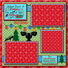 Christmas Vacation -  Premade Scrapbook Pages Paper Printed Layout Dbds
