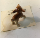 Vtg  Hagen Renaker - Goat Kid Standing  Head Up Ceramic Figurine On Card C1986