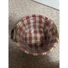 Longaberger 2005 Hostess Only Sage Green Large Bushel Basket W  Leather Handles