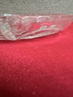 Vintage Clear Glass 3-section Serving Dish Cut Glass 7 5 Diameter Frosted Read