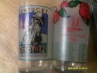 2 Kentucky Derby Glasses-run For The Roses- 112-1986   1995  121-mint Condition