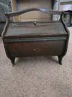 Vintage Wooden Sewing Cabinet