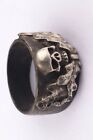 German Ring War Period Ww2 Iron Cross Pendant Wwii Skull Ww1 Oak Wwi Germany