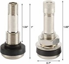 25 Pack Of Tr416 Metal Valve Stems Outer Mount Fits 0 453    0 625  Rim Holes