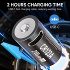 4pack Rcr123 Cr123a Cr123 Batteries 3v Lithium Li-ion Usb Rechargeable W  Cable