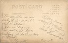 Football Player Crouching With Ball Original Vintage Real Photo Postcard Rppc