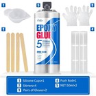 Clear Epoxy Glue Kit - 5 Minute Fast Repair Multi-purpose For Repairing    