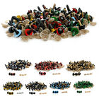 100pcs Animal Puppet Craft 6mm-24mm Plastic Safety Eyes For Diy Bear Doll Lot