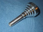 Vintage E-z Tone Silver Plated Trombone Mouthpiece - Conn - Unique Stepped Cup