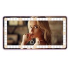 Car Mirror Visor Vanity With Rechargeable Led Light - 3 Light Modes   Dimmable 