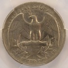 1970-d 25c Washington Quarter Struck On Dime Thickness Stock 4 2g Pcgs Au Det   