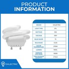 Ul-listed 13w Spiral T3 Compact Fluorescent Lamp Light Bulbs 2 Pack With Gu24   