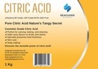 Citric Acid Powder - Food Grade Anhydrous 1 Kg