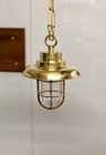 Outdoor Ceiling Pendant Lights Antique Brass Screen Design - Vintage 2-pack
