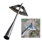 Lot-of-2 Garden Hoe All-steel Hardened Hollow Hoe Weeding  Garden Edger Weeder