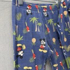 Hanna Andersson Boys Size 110 5 Mickey Mouse Long John Pajamas Organic Palms