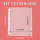 Multi Sizes Heavyweight Sheet Protectors  8 5  X 11  Heavy Duty Clear  Plasti  