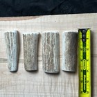 Elk Antler Dog Chews Treats Small Split  Bones Natural Organic Untreated  4 Pack