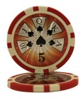 Mrc Poker 500 14g High Roller Poker Chips Set Black Color Wood Case 