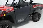 2x For Polaris Ranger Xp 1000  1000 Heavy Duty Aluminum Doors W  Clear Pc Window