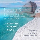 Dead Sea Salt  100  Pure   Natural  5 Lbs  Fine Grain  0-1 7 Mm  Bulk Bag  Ea   