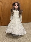 17  Antique Doll Germany A   M 370 Bisque Head  shoulder   Kid Body