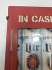 Vintage Miller Lite Beer In Case Of Thirst Break Glass Lighted Bar Sign Tested