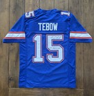 Tim Tebow Signed Autographed Blue Florida Gators Jersey 07 Heisman  Coa