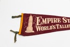 Vintage Empire State Building New York City Souvenir Felt Pennant 26 