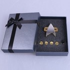 Voyager Communicator Rank Pin A Set Of 6 The Next Generation Tng Pin Insignia