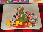 Vtg Disney Holiday Christmas Card Assortment 14 Cards Mickey Mouse Grinch Minnie