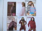 Vintage Patons Beehive Knitting Crochet Pattern Booklets Lot 18 Assorted 80s 90s