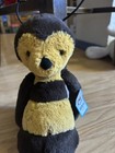 Jellycat London Medium Bashful Bee Plush Toy 12  Bumblebee Retired 