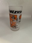 New Mexico The Sunshine State Frosted Hazel Atlas Drinking Glass 5   