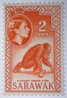 Travelstamps  Sarawak Stamps Sc 198  2 Cent - Mint Young Orangutan  Mogh