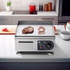 Wechef 1800w 14  Electric Countertop Griddle Flat Top Commercial Restaurant Bbq