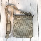 Coach Madison Optical Art Swingpack Crossbody - Beige