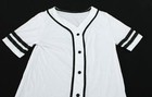 Balera Women s Basic Button Up Oversized Baseball Jersey Jl3 White Small