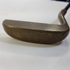 Wilson 8838 Brass Head Goose Neck Vintage Golf Putter  rh  Steel Shaft 35 5   