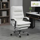 Microfibre Executive Massage Office Chair  Computer Desk Chair  Heated Reclin   